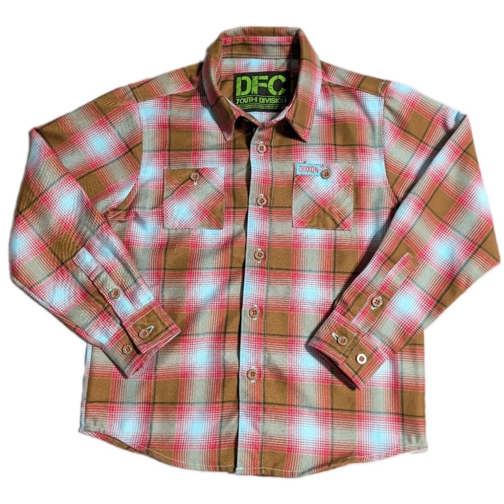 Dixxon DFC Youth Division Snake‎ & Eagle Club Tattoo 2.0 Flannel Shirt Kids S